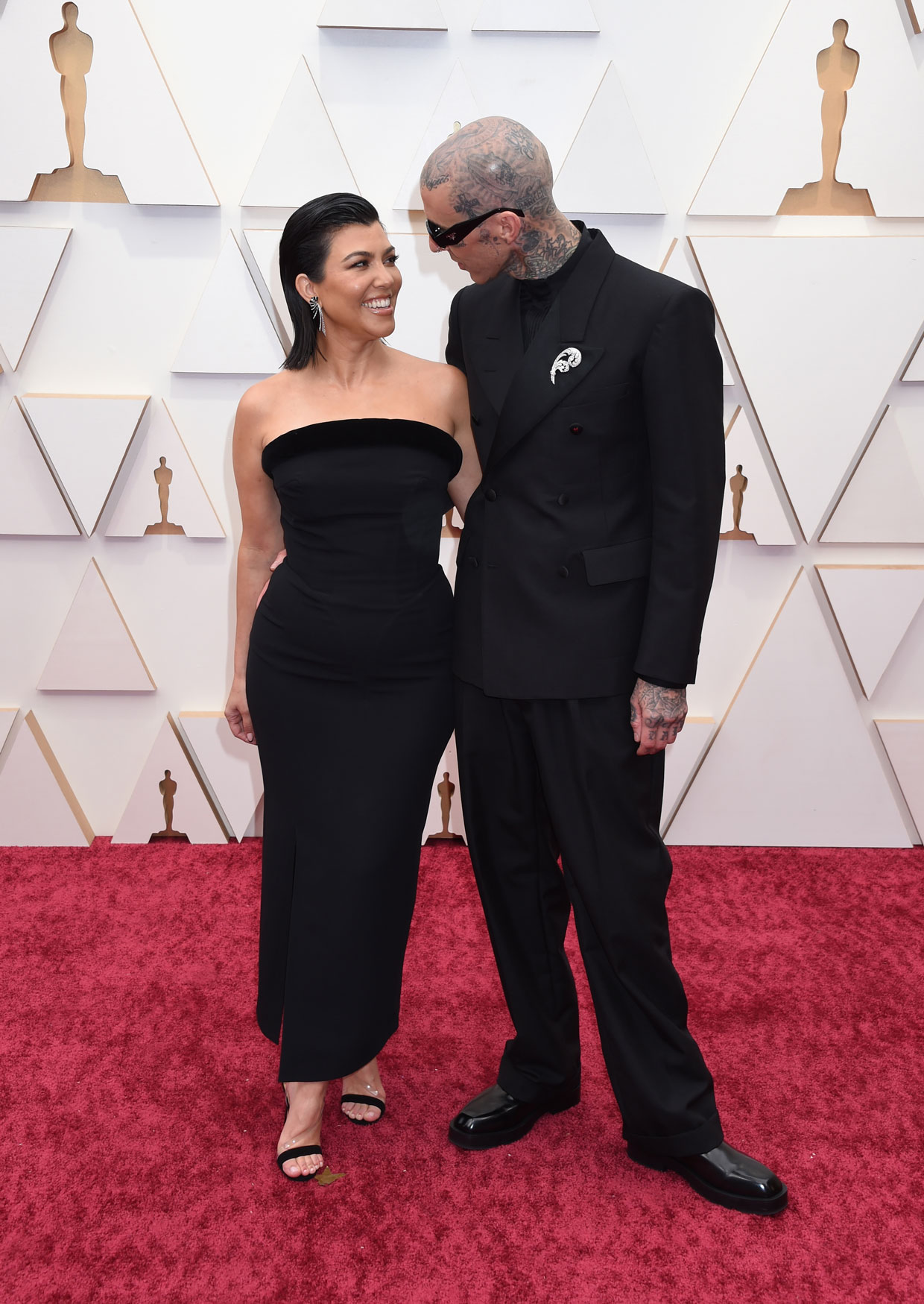 Kourtney Kardashian and Travis Barker