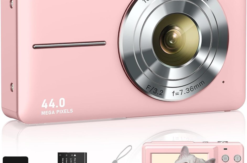 pink digital camera under 100 with SD card