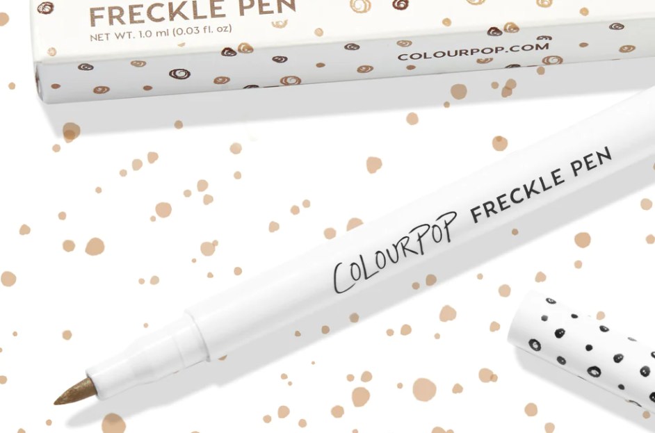 white freckle pen