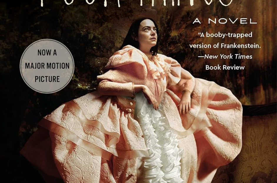 book cover of poor things with emma stone