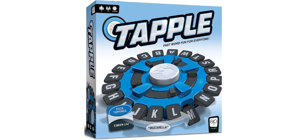 Tapple Word Game box on while background