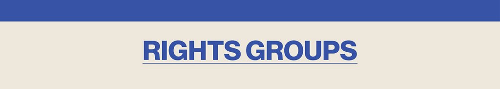 Players, International Power Players, Rights Groups Header