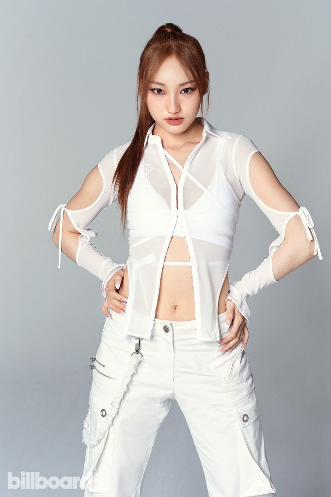 Rana of VVS photographed April 15, 2024 at Brakio Studio in Seoul.
