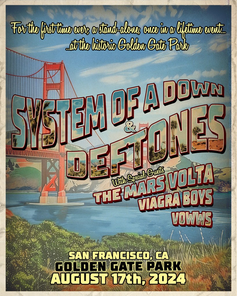 Another Planet Entertainment Announces One-Night-Only Event On Saturday, August 17 Featuring System Of A Down & Deftones With The Mars Volta, Viagra Boys & Vowws