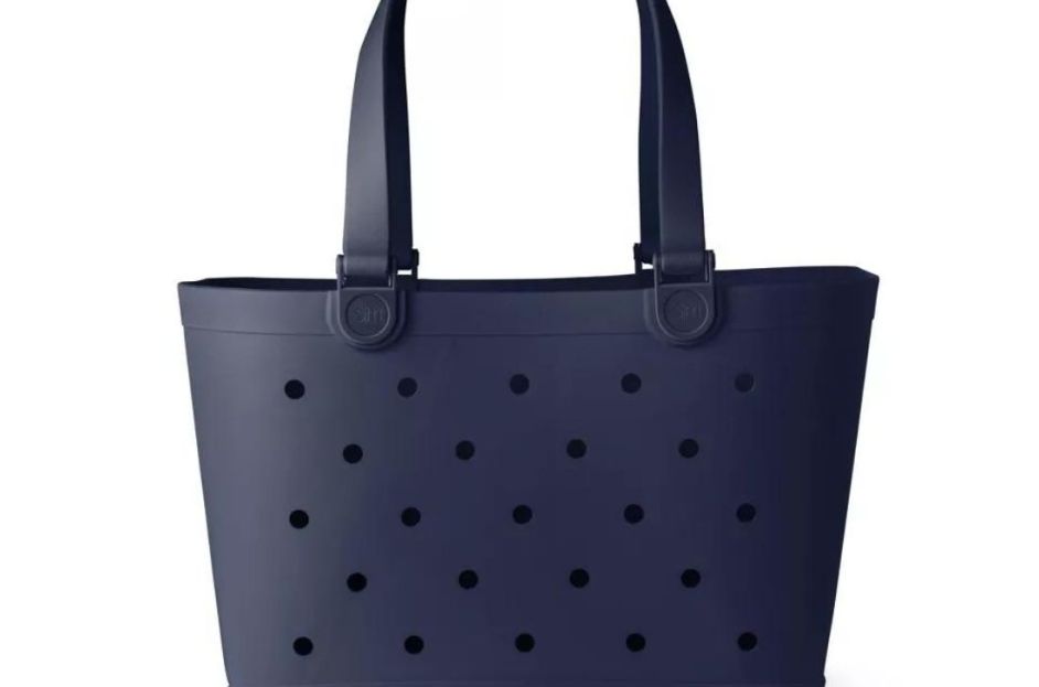 navy blue bogg bag dupe