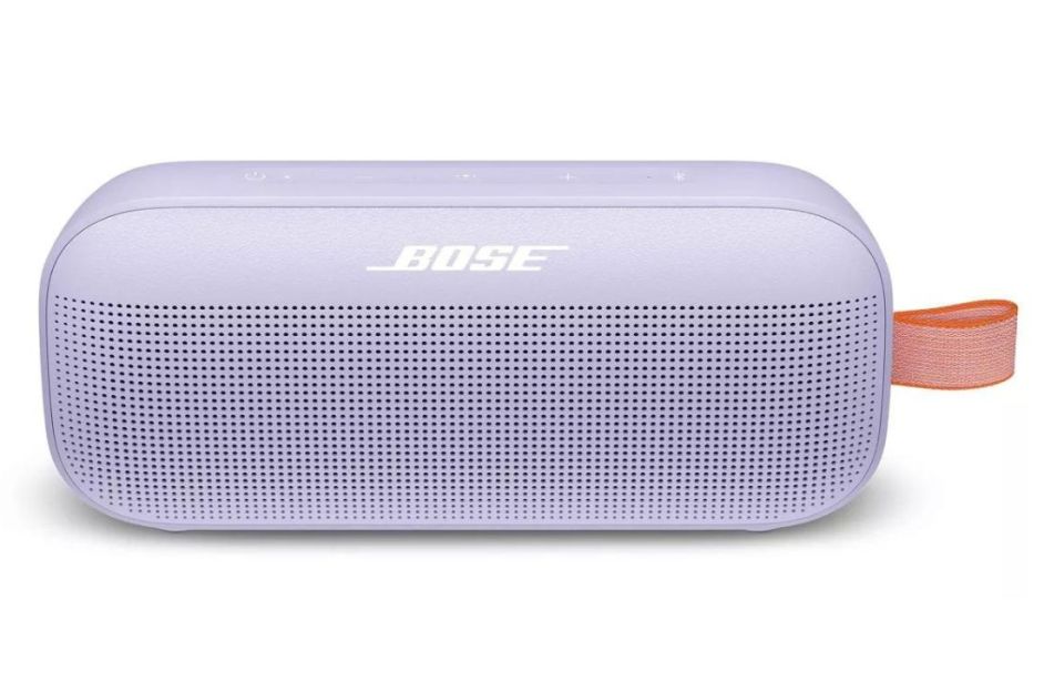 purple bluetooth portable speaker