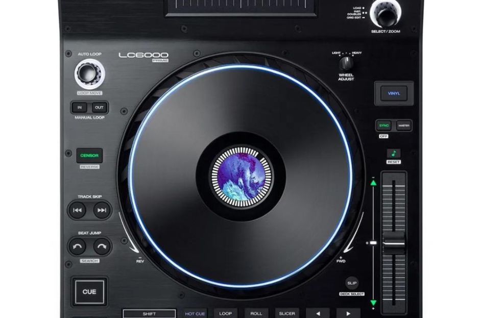 black DJ controller
