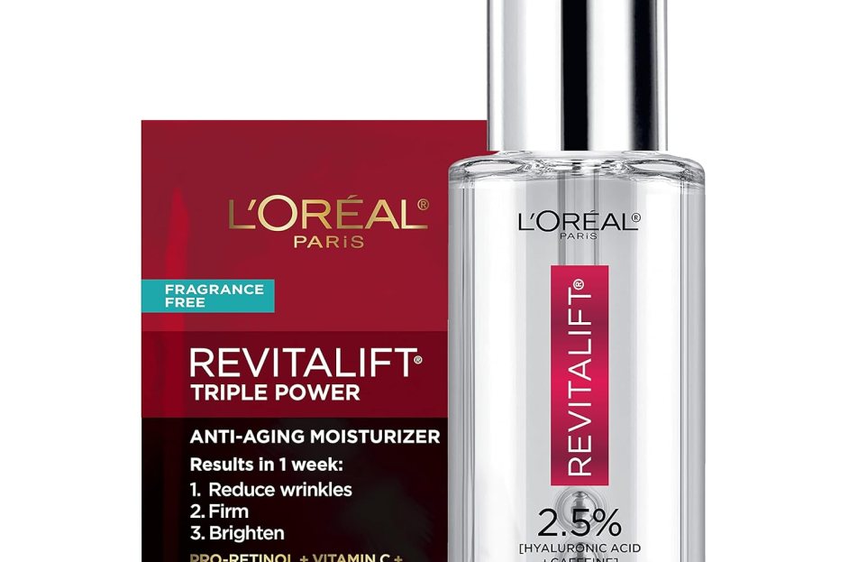 clear tube of l'oreal paris eye cream