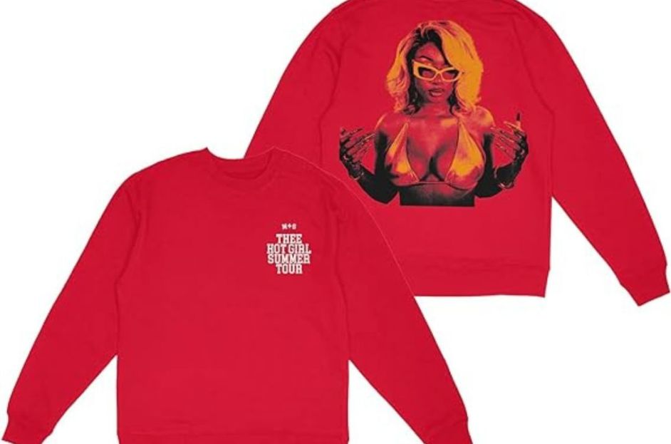 red megan thee stallion crewneck