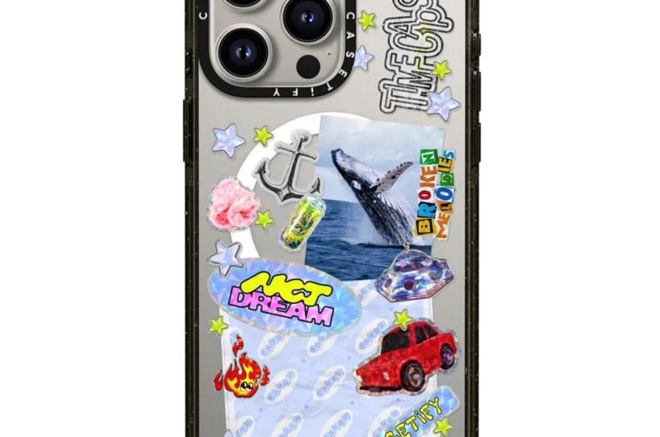 nct dream sticker case on iphone