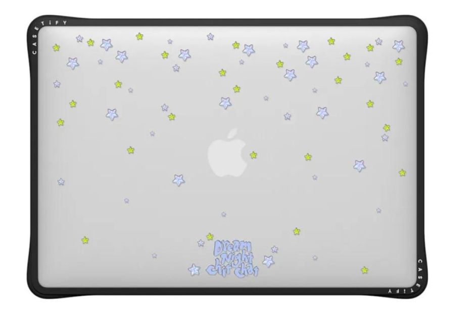 clear macbook case with stars and nct dream lyrics