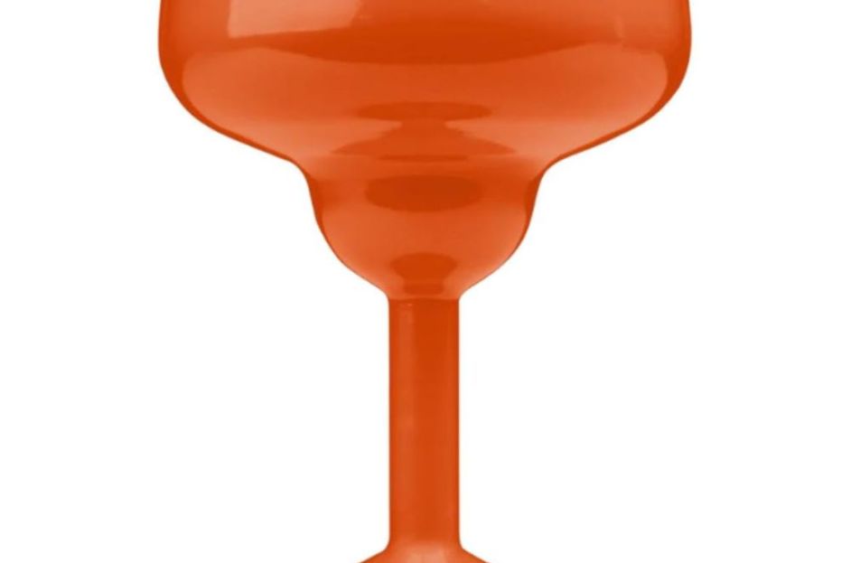 orange insulated margarita tumbler