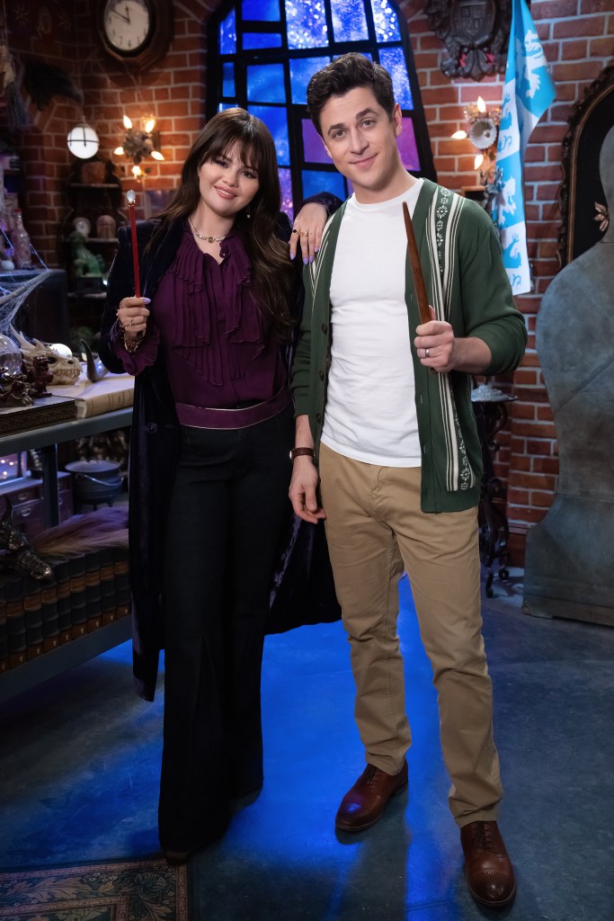 Selena Gomez and David Henrie in 'Wizards Beyond Waverly Place'