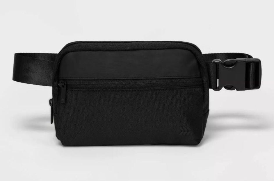 black target belt bag lululemon everywhere bag dupe