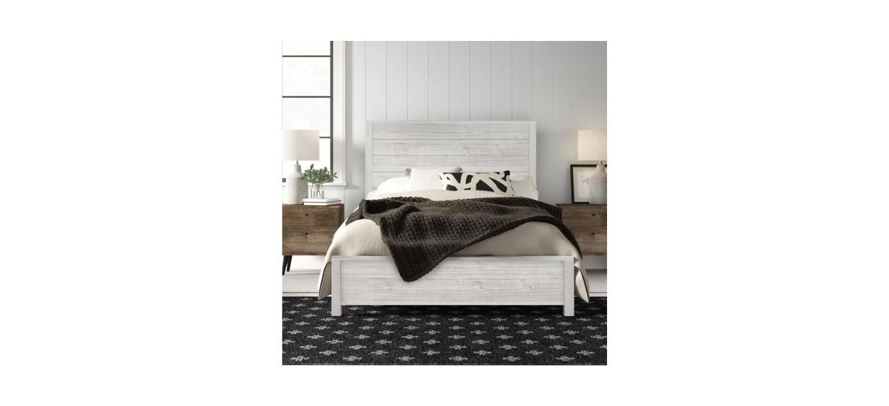 Grain Wood Furniture Montauk Solid Wood Panel Bed