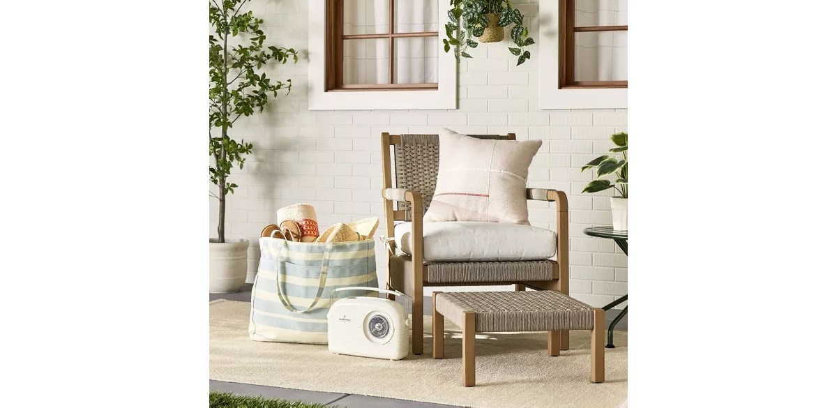 Portable AM-FM Bluetooth Radio Cream - Hearth & Hand with Magnolia