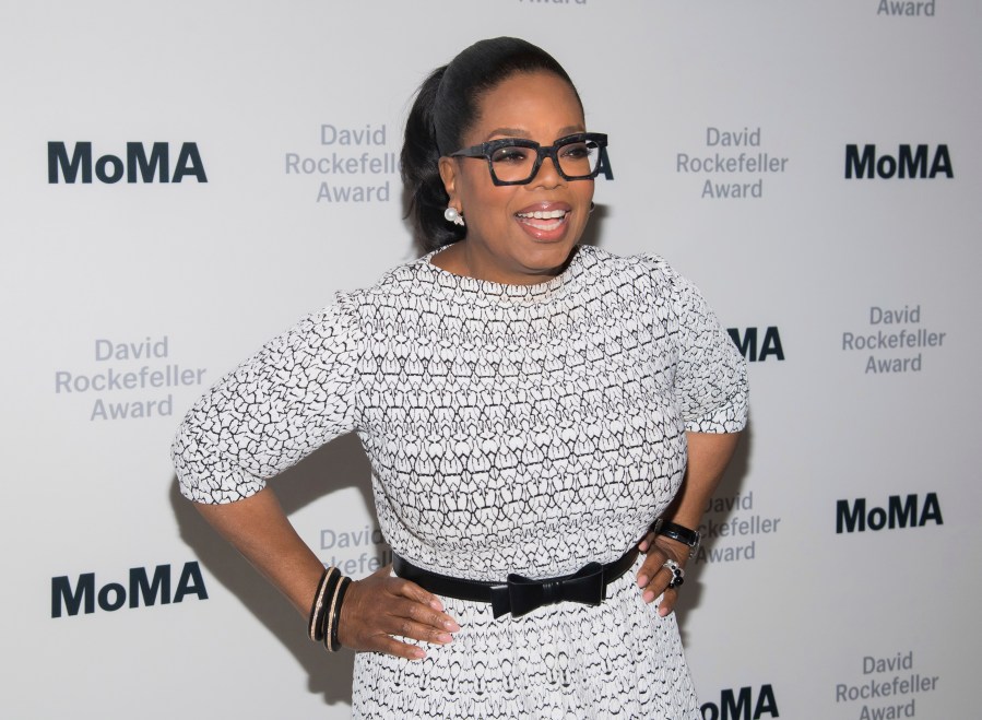 FILE - In this March 6, 2018 file photo, Oprah Winfrey attends The Museum of Modern Art's David Rockefeller Award Luncheon honoring Oprah Winfrey at the Ziegfeld Ballroom in New York. Winfrey is leaving WeightWatchers board of directors and donating all of her interest in the company to a museum. Shares of WW International Inc. tumbled more than 23% in Thursday, Feb. 29, 2024 trading. (Photo by Charles Sykes/Invision/AP, File)