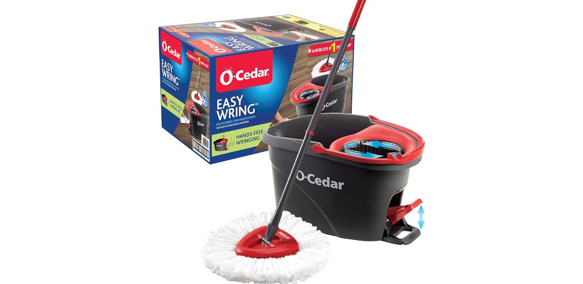 O-Cedar EasyWring Microfiber Spin Mop