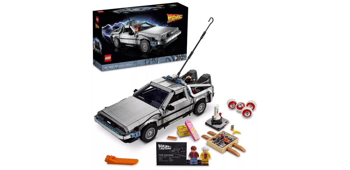 LEGO Icons Back to the Future Time Machine Car Set 10300