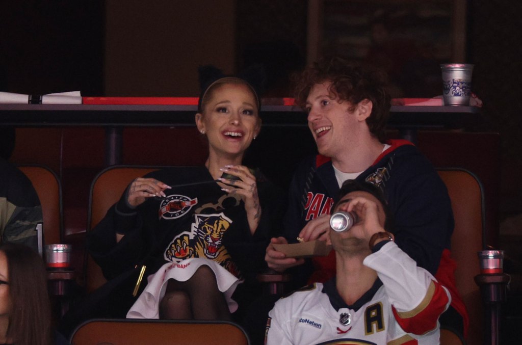 Ariana Grande and Ethan Slater