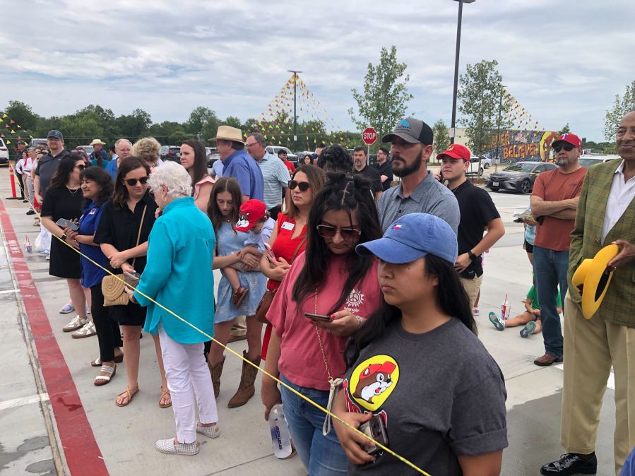 Ribbon cutting held for the new Buc-ee's travel center in Luling, Texas, on June 10, 2024. (KXAN Photo/Ed Zavala)