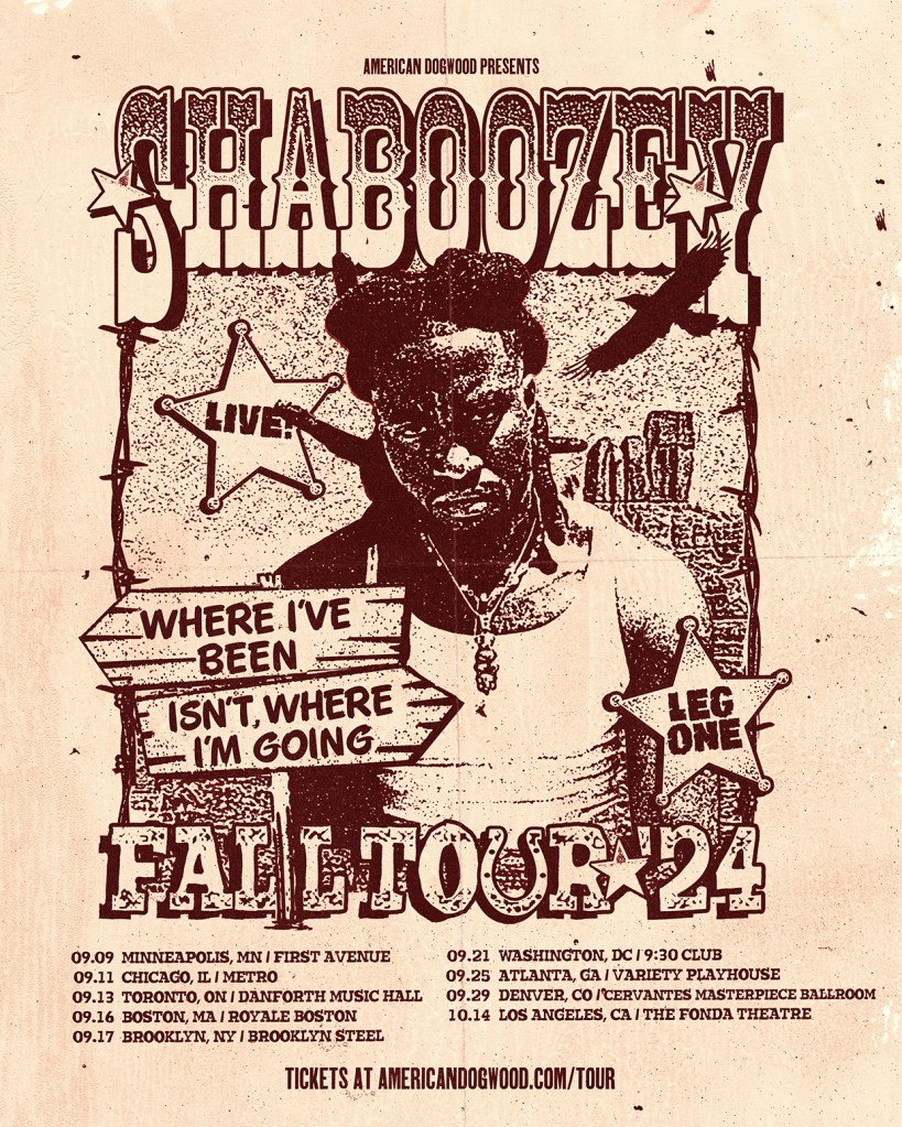 Shaboozey Fall Tour 2024
