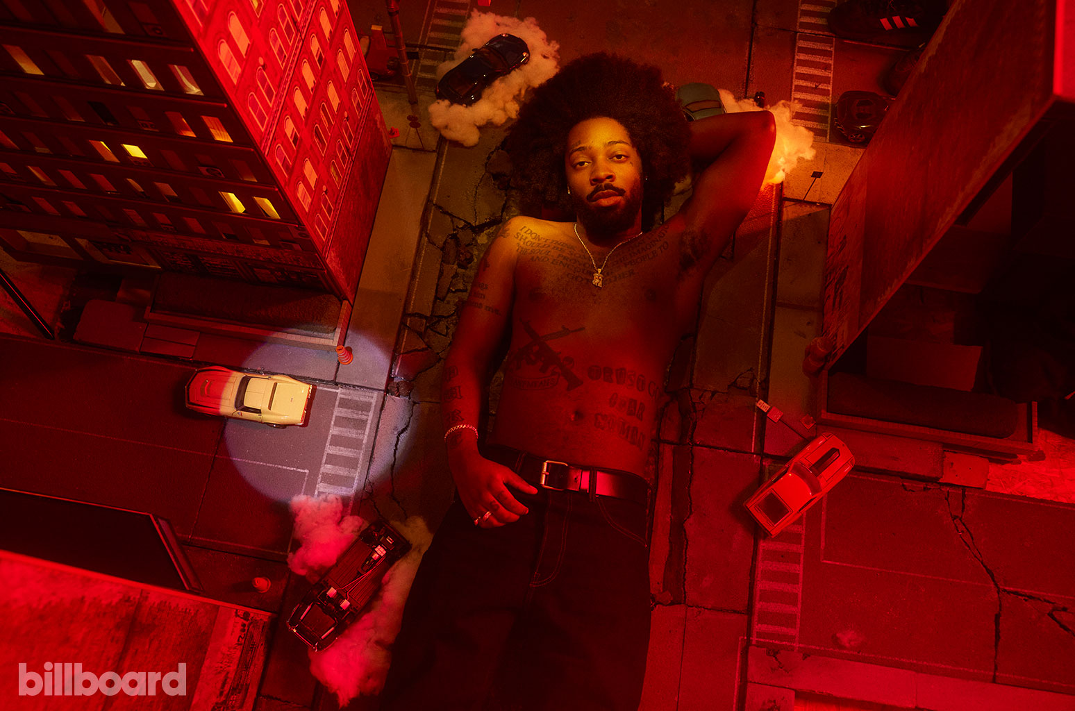 Brent Faiyaz photographed April 11, 2024 in Los Angeles.