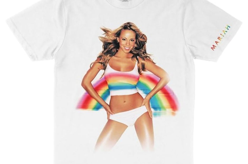 mariah carey rainbow t-shirt