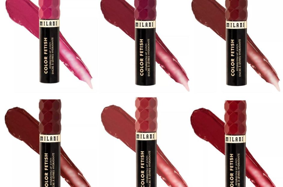 six milani lip stain tubes