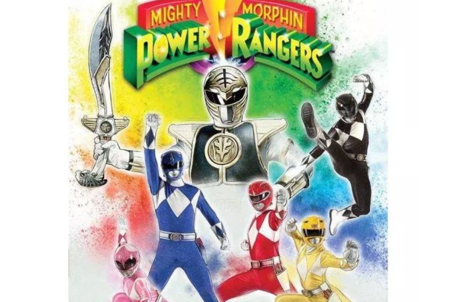 dvd cover for the power rangers