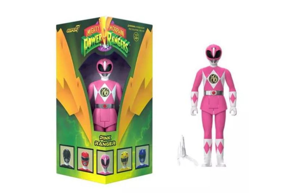 pink power ranger action figure