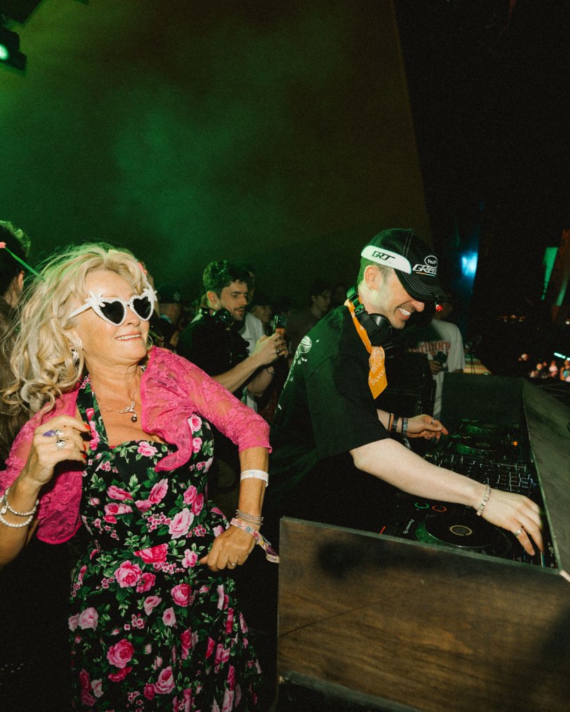 Michael Bib and his mom and Coachella 2024