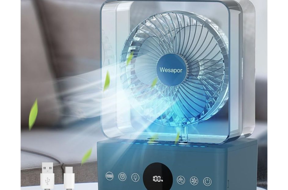 blue portable air conditioner