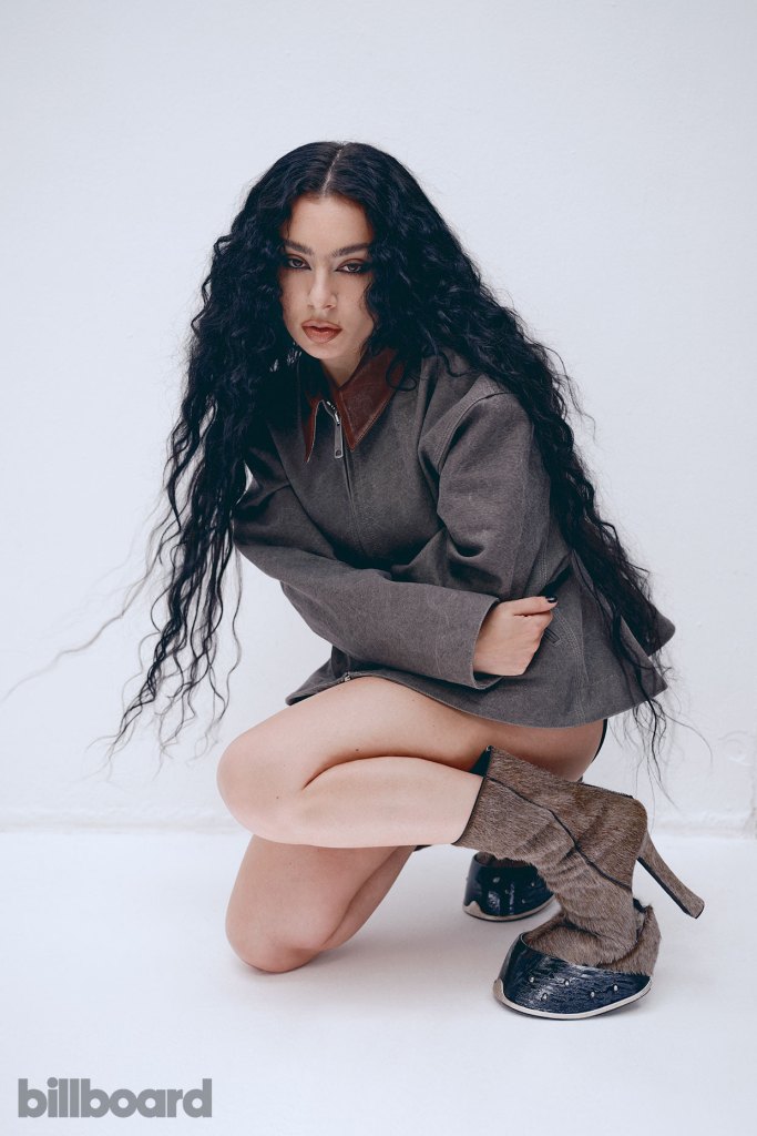 Charli xcx photographed July 4, 2024 at Loft Studios in London.