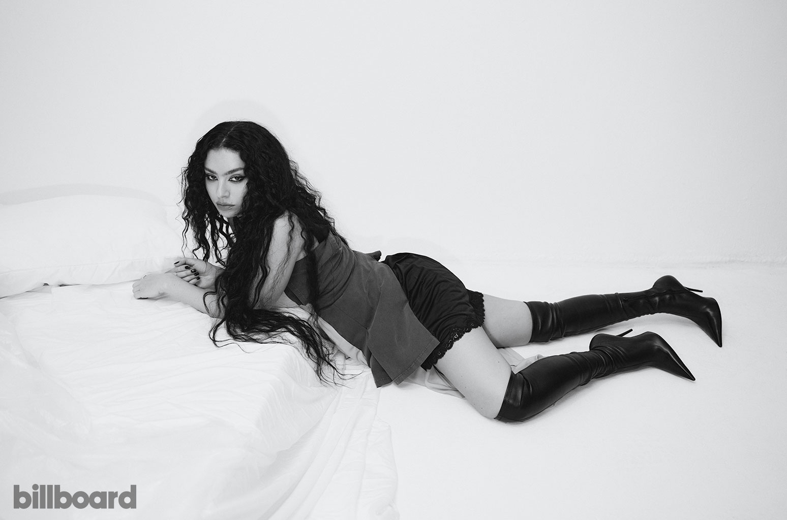 Charli xcx photographed July 4, 2024 at Loft Studios in London.