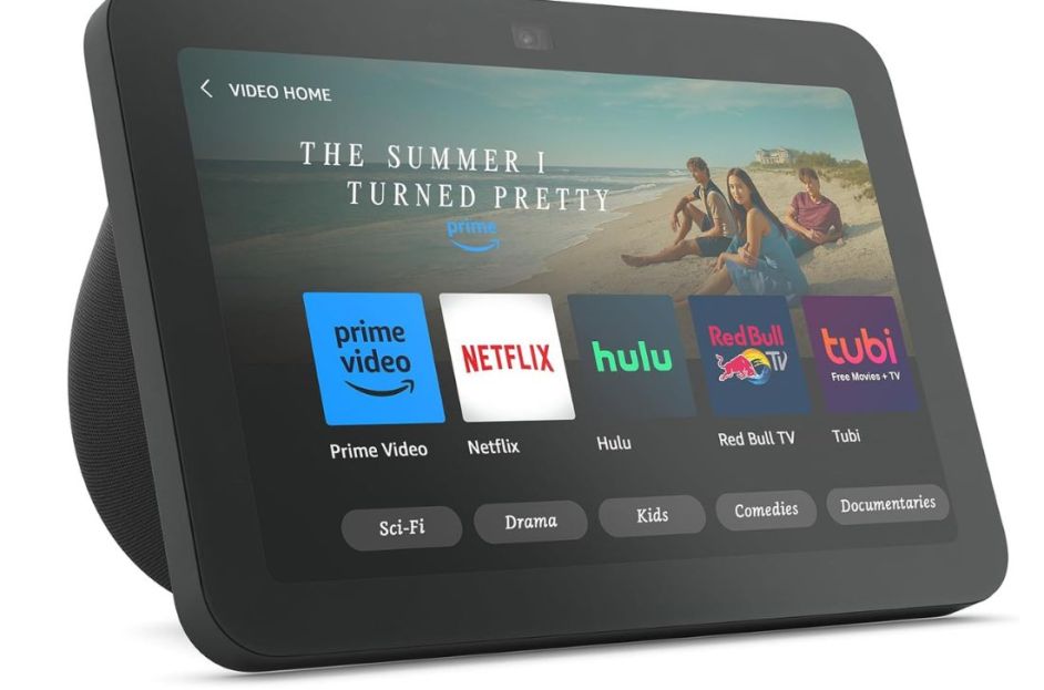 black amazon echo show 8