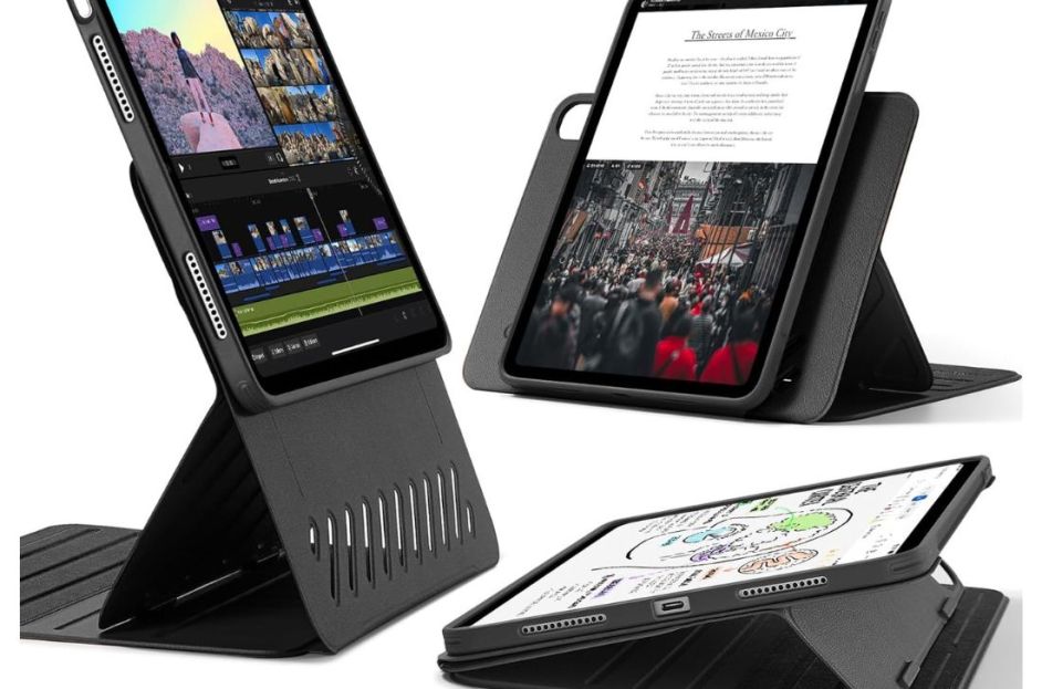 black transforming ipad case