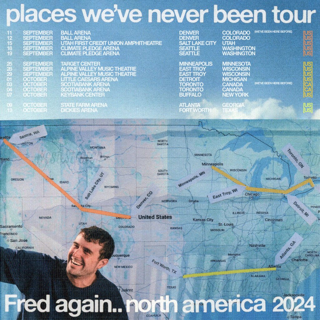 Fred Again.. places we've never been tour