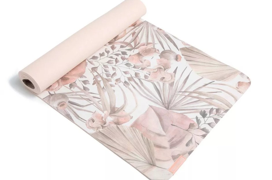 pink floral target yoga mat