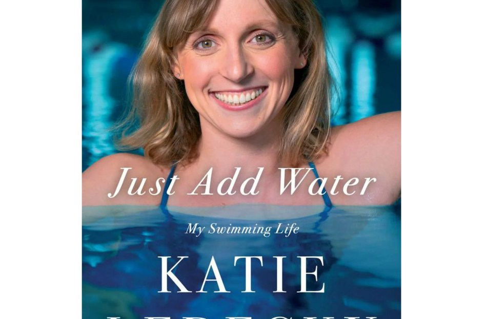 book cover with Katie Ledecky 