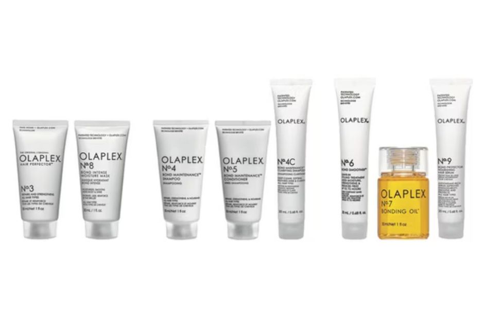 olaplex shampoo and conditioner bottles