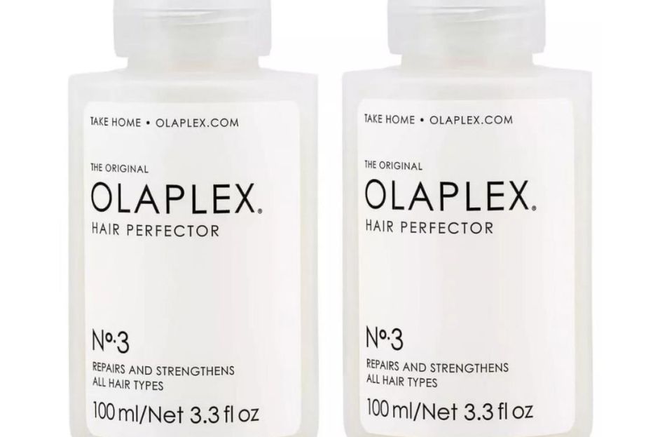 two bottles of olaplex no. 3