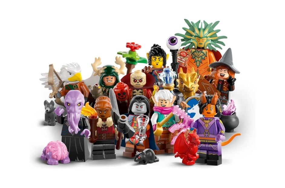 Lego Minifigures Dungeons & Dragons 6 Pack, Collectible Toy Figures Including Tiefling Sorcerer and Gith Warlock, Party Favors for Kids or Adult Fans, 66765