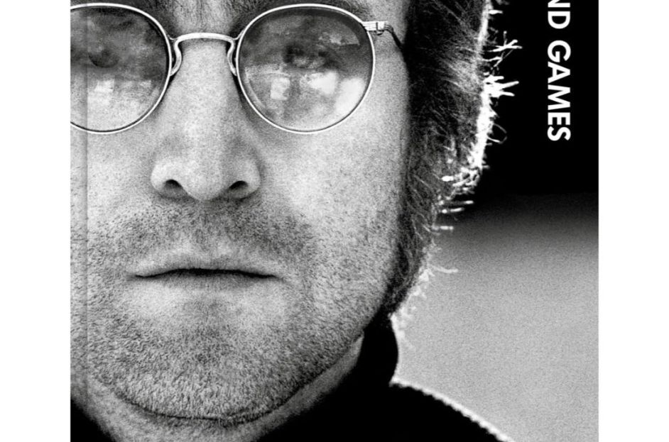 black and white mind games book cover with photo of John Lennon