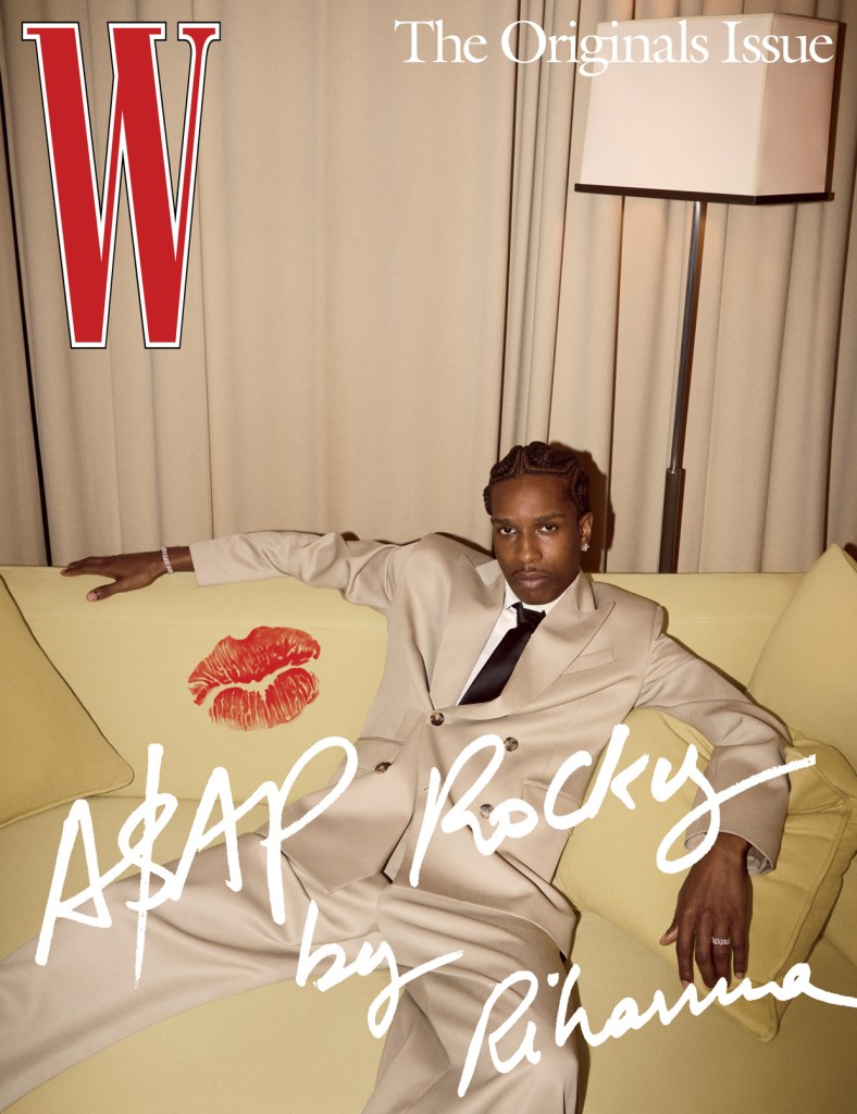 Rihanna Photographs A$AP Rocky for the Cover of W Magazine Vol. 5 | The Originals Issue