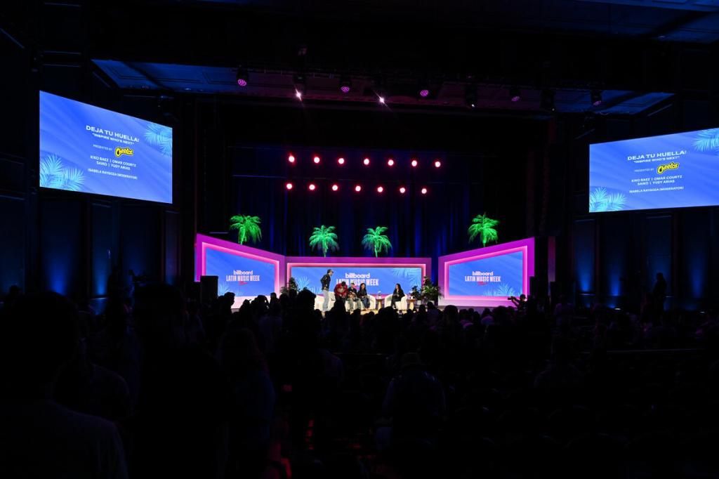 Atmosphere at Billboard Latin Music Week Panels on October 15, 2024 in Miami Beach, Florida.