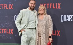 Travis Kelce and his mom Donna Kelce