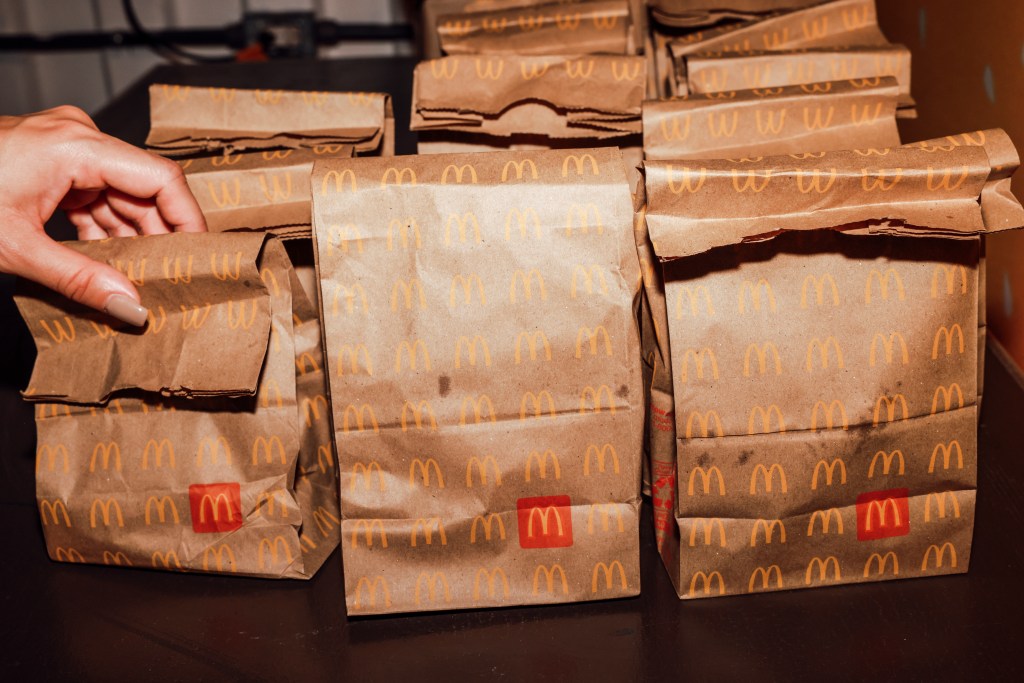 Fans enjoyed classic McDonald's menu items: McNuggets and World Famous Fries