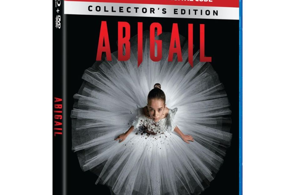 dvd cover with photo of actress as Abigail in white tutu