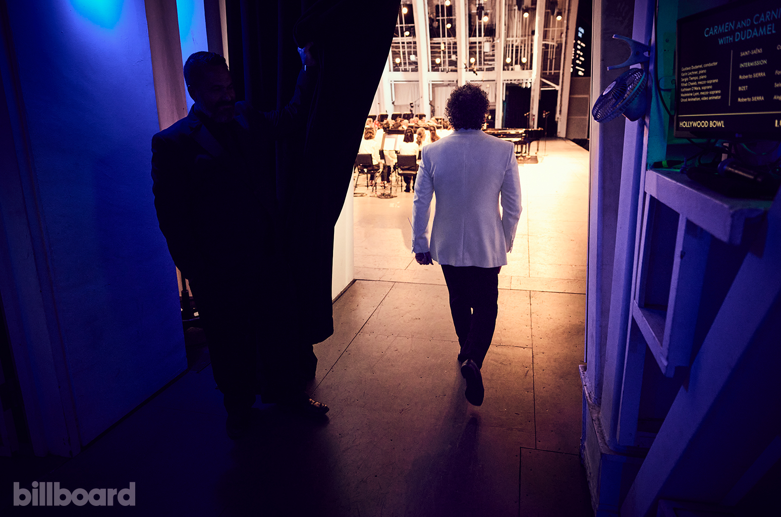 Gustavo Dudamel photographed September 3, 2024 at the Hollywood Bowl in Los Angeles.